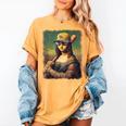 Mona Lisa Baseball Trending Aesthetic Streetwear Women's Comfort Colors T-Shirt Mustard