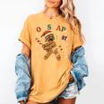 Oh Snap Gingerbread 67 Meme Baseball Christmas Xmas Women's Comfort Colors T-Shirt Mustard