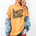 Pat's Pocket Pancakes Baseball Glove Stack Syrup Women's Comfort Colors T-Shirt Mustard Pat's Pocket Pancakes Baseball Glove Stack Syrup Women's Comfort Colors T-Shirt Mustard