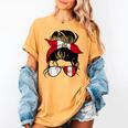 Peruvian Baseball Mom Peru Flag Baseball Girl Women's Comfort Colors T-Shirt Mustard