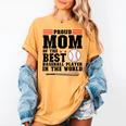 Proud Mom Of An Awesome Baseball Baseball Mom Women's Comfort Colors T-Shirt Mustard Proud Mom Of An Awesome Baseball Baseball Mom Women's Comfort Colors T-Shirt Mustard