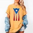 Puerto Rican Baseball Bats Puerto Rico Flag Pride BéIsbol Women's Comfort Colors T-Shirt Mustard Puerto Rican Baseball Bats Puerto Rico Flag Pride BéIsbol Women's Comfort Colors T-Shirt Mustard