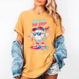 Respect The Drip Baseball Bat Sunglasses Mascot Women's Comfort Colors T-Shirt Mustard Respect The Drip Baseball Bat Sunglasses Mascot Women's Comfort Colors T-Shirt Mustard