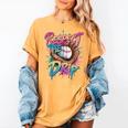 Respect The Drip Baseball Drip Glove Youth Boys Girls Player Women's Comfort Colors T-Shirt Mustard
