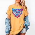 Respect The Drip Baseball Ice Cream For Kids Boys Youth Women's Comfort Colors T-Shirt Mustard