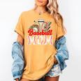 Retro Coffee Baseball Mama Mother's Day Baseball Mom Premium Women's Comfort Colors T-Shirt Mustard Retro Coffee Baseball Mama Mother's Day Baseball Mom Premium Women's Comfort Colors T-Shirt Mustard
