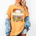 Retro Groovy Baseball Mom Family Matching Women Women's Comfort Colors T-Shirt Mustard Retro Groovy Baseball Mom Family Matching Women Women's Comfort Colors T-Shirt Mustard