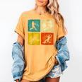 Retro Style Baseball Lover Playing Men Women Kids Baseball Women's Comfort Colors T-Shirt Mustard Retro Style Baseball Lover Playing Men Women Kids Baseball Women's Comfort Colors T-Shirt Mustard