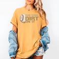 Rub Some Dirt On It Baseball Women's Comfort Colors T-Shirt Mustard
