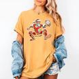 Santa Playing Baseball Catcher Merry Christmas Sport Player Women's Comfort Colors T-Shirt Mustard Santa Playing Baseball Catcher Merry Christmas Sport Player Women's Comfort Colors T-Shirt Mustard