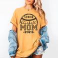 Senior Baseball Mom 2024 Women's Comfort Colors T-Shirt Mustard Senior Baseball Mom 2024 Women's Comfort Colors T-Shirt Mustard