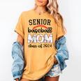 Senior Baseball Mom Class Of 2024 High School College Sports Raglan Baseball Tee Women's Comfort Colors T-Shirt Mustard Senior Baseball Mom Class Of 2024 High School College Sports Raglan Baseball Tee Women's Comfort Colors T-Shirt Mustard