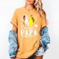 Senior Papa Class Of 2026 Baseball Softball Graduation Heart Women's Comfort Colors T-Shirt Mustard Senior Papa Class Of 2026 Baseball Softball Graduation Heart Women's Comfort Colors T-Shirt Mustard