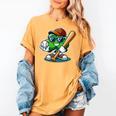 Shamrock Baseball St Patrick's Day Kids Boys Toddlers Premium Tri-Blend Women's Comfort Colors T-Shirt Mustard