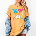 Six Seven Baseball Ice Cream Drip Cool 67 Gen Alpha Slang Women's Comfort Colors T-Shirt Mustard Six Seven Baseball Ice Cream Drip Cool 67 Gen Alpha Slang Women's Comfort Colors T-Shirt Mustard