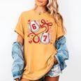 Six Seven Baseball Lover Sports Red Heart Bow Valentine Girl Women's Comfort Colors T-Shirt Mustard Six Seven Baseball Lover Sports Red Heart Bow Valentine Girl Women's Comfort Colors T-Shirt Mustard