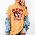 Six Seven Bruh Baseball Cool Valentine’s Day Teens Boys Women's Comfort Colors T-Shirt Mustard