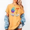 Six Seven Ice Cream Drip Cool Meme 67 Number Baseball Women's Comfort Colors T-Shirt Mustard Six Seven Ice Cream Drip Cool Meme 67 Number Baseball Women's Comfort Colors T-Shirt Mustard