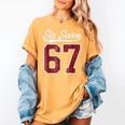 Six Seven Meme Boys Girls Kids 67 Baseball Jersey Women's Comfort Colors T-Shirt Mustard Six Seven Meme Boys Girls Kids 67 Baseball Jersey Women's Comfort Colors T-Shirt Mustard