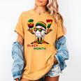 Six Seven History Month Baseball Drip Sports Women's Comfort Colors T-Shirt Mustard