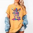 Skelton Playing Baseball Halloween Baseball Drip Boys Kids Women's Comfort Colors T-Shirt Mustard Skelton Playing Baseball Halloween Baseball Drip Boys Kids Women's Comfort Colors T-Shirt Mustard
