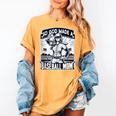 So God Made A Baseball Mom Baseball Player Women's Comfort Colors T-Shirt Mustard