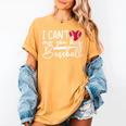 My Son Has Baseball Sports Player Baseball Mom Women Women's Comfort Colors T-Shirt Mustard