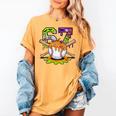 Spooky Halloween Baseball Ice Cream Dripping Six Seven 6 7 Women's Comfort Colors T-Shirt Mustard