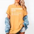 Sport Definition Baseball Soccer Benchwarmer Blues Women's Comfort Colors T-Shirt Mustard Sport Definition Baseball Soccer Benchwarmer Blues Women's Comfort Colors T-Shirt Mustard