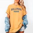 Spring 2024 Season Cute Baseball Mom Ballpark Mama Women's Comfort Colors T-Shirt Mustard