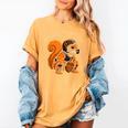 Squirell Baseball Catcher Player Joke Tee Protect Your Nuts Women's Comfort Colors T-Shirt Mustard Squirell Baseball Catcher Player Joke Tee Protect Your Nuts Women's Comfort Colors T-Shirt Mustard