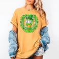 St Patrick Day Baseball Drip Ice Cream Baseball Home Plate Women's Comfort Colors T-Shirt Mustard St Patrick Day Baseball Drip Ice Cream Baseball Home Plate Women's Comfort Colors T-Shirt Mustard