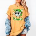 St Patrick Day Baseball Drip Ice Cream Baseball Player Men Women's Comfort Colors T-Shirt Mustard St Patrick Day Baseball Drip Ice Cream Baseball Player Men Women's Comfort Colors T-Shirt Mustard
