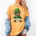 St Patrick’s Day Leprechaun Baseball Irish Graphic Women's Comfort Colors T-Shirt Mustard St Patrick’s Day Leprechaun Baseball Irish Graphic Women's Comfort Colors T-Shirt Mustard