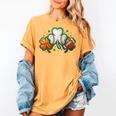 St Patricks Day Shamrock Sports Baseball Basketball Football Women's Comfort Colors T-Shirt Mustard St Patricks Day Shamrock Sports Baseball Basketball Football Women's Comfort Colors T-Shirt Mustard