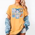 Stamps Coquette Bow Baseball Kids Youth Girls Baseball Mom Women's Comfort Colors T-Shirt Mustard Stamps Coquette Bow Baseball Kids Youth Girls Baseball Mom Women's Comfort Colors T-Shirt Mustard