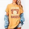 Stealing Hearts Like I Steal Bases Baseball Valentine Retro Women's Comfort Colors T-Shirt Mustard Stealing Hearts Like I Steal Bases Baseball Valentine Retro Women's Comfort Colors T-Shirt Mustard