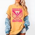 Strike Out Breast Cancer Baseball Ice Cream Drip Women's Comfort Colors T-Shirt Mustard Strike Out Breast Cancer Baseball Ice Cream Drip Women's Comfort Colors T-Shirt Mustard