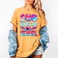 Survived 100 Days Of School Baseball Ice Cream Drip Boy Kids Women's Comfort Colors T-Shirt Mustard