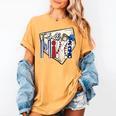 T-Ball Mimi Baseball Mom Game Day Women's Comfort Colors T-Shirt Mustard