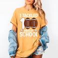 I Tackled 100 Days Of School Baseball Player Kids Teacher Women's Comfort Colors T-Shirt Mustard I Tackled 100 Days Of School Baseball Player Kids Teacher Women's Comfort Colors T-Shirt Mustard