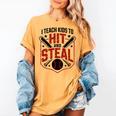 I Teach Kids To Hit And Steal Baseball Softball Coach Premium Tri-Blend Women's Comfort Colors T-Shirt Mustard I Teach Kids To Hit And Steal Baseball Softball Coach Premium Tri-Blend Women's Comfort Colors T-Shirt Mustard