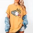That's My Boy Leopard Heart Baseball Mom Premium Women's Comfort Colors T-Shirt Mustard That's My Boy Leopard Heart Baseball Mom Premium Women's Comfort Colors T-Shirt Mustard