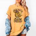 Twin Falls Taters Minor League Baseball Team Women's Comfort Colors T-Shirt Mustard