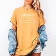 Umpire Baseball Football Cricket Sports T Shirt Premium Tri-Blend Women's Comfort Colors T-Shirt Mustard Umpire Baseball Football Cricket Sports T Shirt Premium Tri-Blend Women's Comfort Colors T-Shirt Mustard