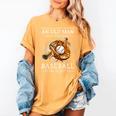 Never Underestimate An Old Man Who Still Plays Baseball Women's Comfort Colors T-Shirt Mustard