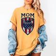 USA Mum Mother's Day Baseball Mom Women's Comfort Colors T-Shirt Mustard