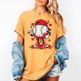 Valentine Baseball Drip Ice Cream Youth Boys Couples Women's Comfort Colors T-Shirt Mustard Valentine Baseball Drip Ice Cream Youth Boys Couples Women's Comfort Colors T-Shirt Mustard