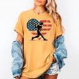 Valentines Baseball Batter Silhouette Heart Men Boys Kid Women's Comfort Colors T-Shirt Mustard