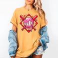 Valentines Day Baseball Boys Ice Cream Drip Heart Youth Kids Women's Comfort Colors T-Shirt Mustard Valentines Day Baseball Boys Ice Cream Drip Heart Youth Kids Women's Comfort Colors T-Shirt Mustard